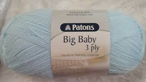 Patons Big Baby 3 Ply 2541 Light Blue 100g For Sale Online Ebay