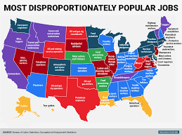 The Most Disproportionately Popular Job In Every State Personal Financial Literacy Business Insider Economic Analysis