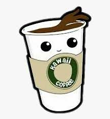 Today, we're learning how to draw grapes using a cool word, overlapping! Cute Kawaii Coffee Sticker Draw Cute Kawaii Food Hd Png Download Transparent Png Image Pngitem