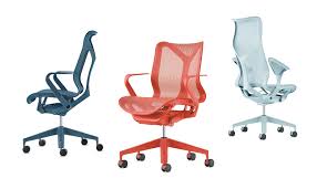 Kaimeng ergonomic red office chairs adjustable arms high back clearance mesh computer desk chair modern lumbar support task swivel chair. Red Dot Design Award Cosm