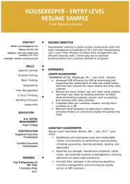 In addition to this i have learnt how to properly clean fixtures such as desks, sinks, urinals, and windows, as well as i am a bright, energetic person who is looking to join a company like yours that fully supports its cleaner cv templates cleaner cv sample entry level cleaner resume template. Housekeeping Resume Example Writing Tips Resume Genius