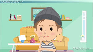 When a person is apathetic, s/he may feel numb, flat, or detached, and they are generally unconcerned and without opinion on trivial to very important matters. Apathy Definition Causes Examples Video Lesson Transcript Study Com
