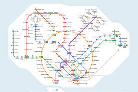Now look at the new mrt map, taking into account all the new lines: New Mrt Network Map To Be Rolled Out At All Stations By Jan 31 2020 Today