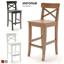 Cool bar furniture ikea azcars info. 3d Models Chair Bar Stools Ikea Ingolf
