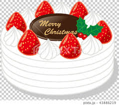 Japanese christmas cake, anime strawberry cake, strawberry cream cake, whatever you call it, it is amazing. Christmas Cake Stock Illustration 43886219 Pixta