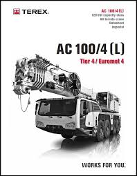 Terex Demag Ac 100 4 Chart It Works The 100