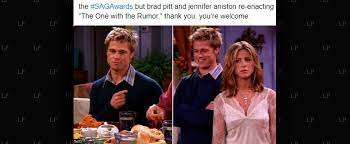 Jennifer aniston has stayed a size two even though she has passed 50, which is not an easy feat. Best Jennifer Aniston And Brad Pitt Memes Latinamerican Post