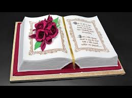 How To Make A 3d Book Cake Youtube