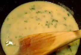 Sauce Cremeuse Au Beurre Et Persil
