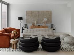 Once you've found the perfect modern living room design, discover various home decor accents like pillows, blankets and wall art to complete your look. Post Modern Living Room Jen Talbot Design Chicago Interior Designer House Interior Interior Home Decor