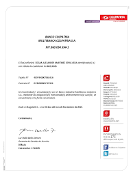 , a company operating mainly in the electric power sector. Paz Y Salvo Colpatria Pdf