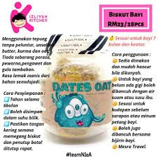 Berbuka dengan kudapan manis akan cepat mengembalikan energi selama bepuasa. 100 Natural Izzly Baby Food Instant Puree Porridge Set Travel Izliyah Kitchen Bubur Bayi Set Sayur Shopee Singapore