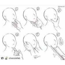 Anime Drawing References Head Chin Up Reference Pinteres Sketches Drawings Anime Drawings Tutorials