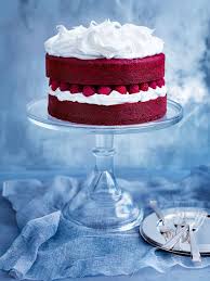 To me, red velvet is more of a vanilla cake than a chocolate cake. Red Velvet Cake With Marshmallow Icing Donna Hay