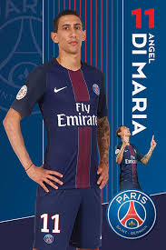 Around the hour mark, sporting director leonardo was seen on the phone after. Psg Di Maria 16 17 Poster Plakat Kaufen Bei Europosters
