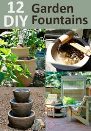 Diy small indoor water fountain. 12 Diy Garden Fountain Ideas And Tutorials