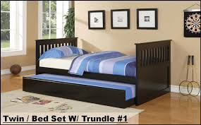 Twin Bed With Mattress Included Trundle Bed With Storage Wooden Daybed With Trundle Kid Beds