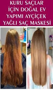 Kuru Saclar Icin Dogal Ev Yapimi Aycicek Yagli Sac Maskesi Www Vipbakim Com Dogal Sac Sac Saglikli Sac