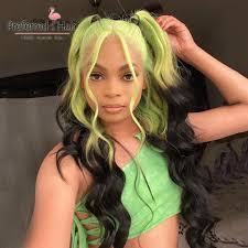 Preferred Transparent Lace Wigs Blue Blonde To Black Pink Ombre Human Hair Wig Remy Brazilian Lace Front Wigs For Black Women Human Hair Lace Wigs Aliexpress