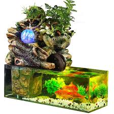 The company that made these shoots also has a ton of other ornaments over on amazon, which you can find by clicking the green button above. Aquarium Fish Tank Artificial Landscape Rockery Water Fountain With Ball Ornaments Living Room Desktop Lucky Home Bar Decoration Aquariums Tanks Aliexpress