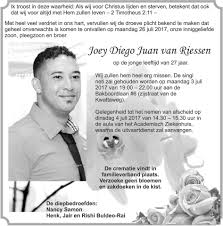 Henk van riessen's one of those lucky people who grew up understanding what his vocational field would be. Overleden Joey Van Riessen