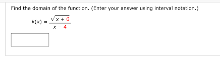 In interval notation, we use a square bracket. Answered Find The Domain Of The Function Enter Bartleby