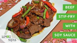 Also once the steak went on the grill my husband boiled the remaining marinade in a saucepan great steak marinade perfect for when you don't have a lot of time. Beef Stir Fry With Soy Sauce Youtube