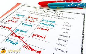 A list of all scrabble and words with friends words with the letter ou. Ou And Ow Words Worksheets And Activities Top Notch Teaching