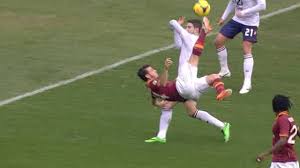 AS Roma - Alessandro Florenzi scores a bicycle kick against Genoa ...