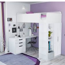 Create more play space with a bunk bed or trundle bed with storage drawers. Kidsaw High Sleeper Loft Bed Storage Bundle Baby And Child Store