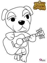 Totakeke Also Known As K K Slider Animal Crossing Character Collection Of Cartoon Coloring Page In 2020 Animal Crossing Animal Crossing Characters Animal Crossing Qr