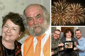 Moray couple who died months apart had ashes packed into fireworks and  blasted into night sky in unusual farewell