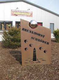 Rs97 Rost Saule Mit Motiv Leuchtturm Und Wunschtext Preis Auf Anfrage Metall Design Design Kunsthandwerk