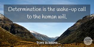 I never make the same mistake twice. Tony Robbins Determination Is The Wake Up Call To The Human Will Quotetab