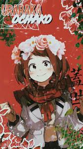 They have been indexed as 女性 青年 with 棕色 eyes and 棕色 hair that is 齐肩 length. Uraraka Ochako Edit Happy Tree Friends Anime Hero Academia Characters