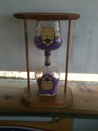 Crown Royal Decorative Sand Timer Crown Royal Bottle Diy Bottle Crafts Crown Royal Crafts