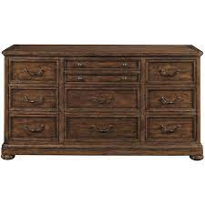 Many pieces in this collection are offered in two finishes: Bernhardt Dressers Vintage Patina 322 052 10 Drawers From Elizabeth Interiors