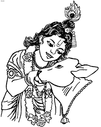 Pancha Coloring Page Janmashtami Puja Coloring Page Pancha Coloring Book Cow Coloring Pages Princess Coloring Pages Happy Janmashtami Image