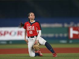 Baseball pitchers stand on a raised mound slanted towards home plate while softball pitchers are on flat ground with a white chalked circle known as the pitching circle.. Softball Olympic Games 2021 The Official Site Wbsc