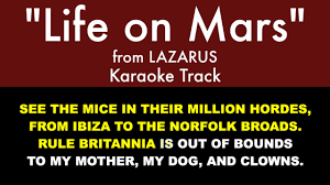 Arkad the richest man in atherstone. Life On Mars From Lazarus Karaoke Track With Lyrics On Screen Youtube