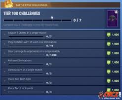 Fortnite battle pass season 5 all rewards here! Fortnite Battle Royale Season 3 Battle Pass Tier 100 Challenges Orcz Com The Video Games Wiki