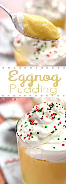 Ellie makes a dessert that has very little added sugar and no fat at all. Eggnog Pudding With Whipped Cream Fivehearthome