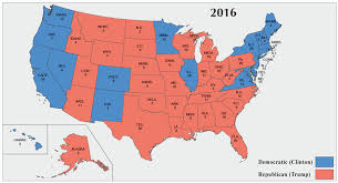 Us Election Of 2016 Map Gis Geography