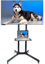 It is ideal for your home, classrooms, conference rooms, and rolling around. Mount Mobile Tv Stand With Wheels Heavy Duty Universal Rolling Tv Cart Fits Most 32 70 Led Lcd Tvs With Shelf And Mount Max Load 132 Lbs Load Capacity Tv Trolley Amazon Ae