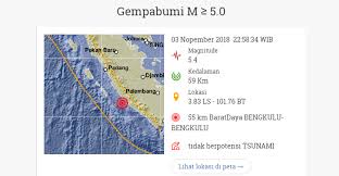 Gempa di bengkulu adalah gempa keempat yang bisa dirasakan sepanjang hari ini, rabu 13 januari 2021. Gempa Bumi 5 4 Magnitudo Landa Bengkulu Bengkulutoday Terkini Dan Aktual