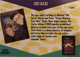 Verse 1 3rd bass deals with the first place of where your mind is the kind of stuff that you want to smoke blunts with take pictures, like a. Pop Goes The Weasel It S Card 136 3rd Bass Album On Imgur