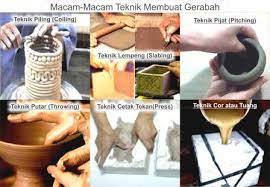 Teknik cor di bedakan menjadi 2 macam yaitu : Macam Macam Teknik Pembuatan Gerabah Seni Budayaku