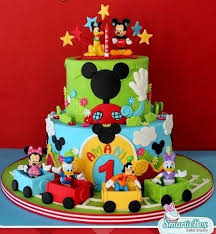 2nd Birthday Mickey Mouse Birthday Cake For 2 Year Old Boy Myhappybirthdaycakes Com Mickey Mouse Clubhouse Birthday Cake Mickey Mouse Birthday Cake Mickey Cakes