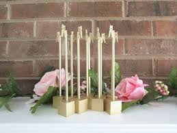 10 Gold Rustic Wood Table Number Holders 7 Inches Tall Wedding Shabby Chic Southern Wedd Wedding Table Decorations Diy Diy Table Numbers Diy Wedding Table