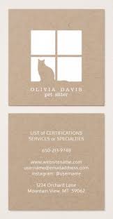 Online classified sites like craigslist can also. Pet Sitting Groomer Services Modern Unique Kraft Square Business Card Zazzle Com Pet Sitters Pet Adoption Party Square Business Card